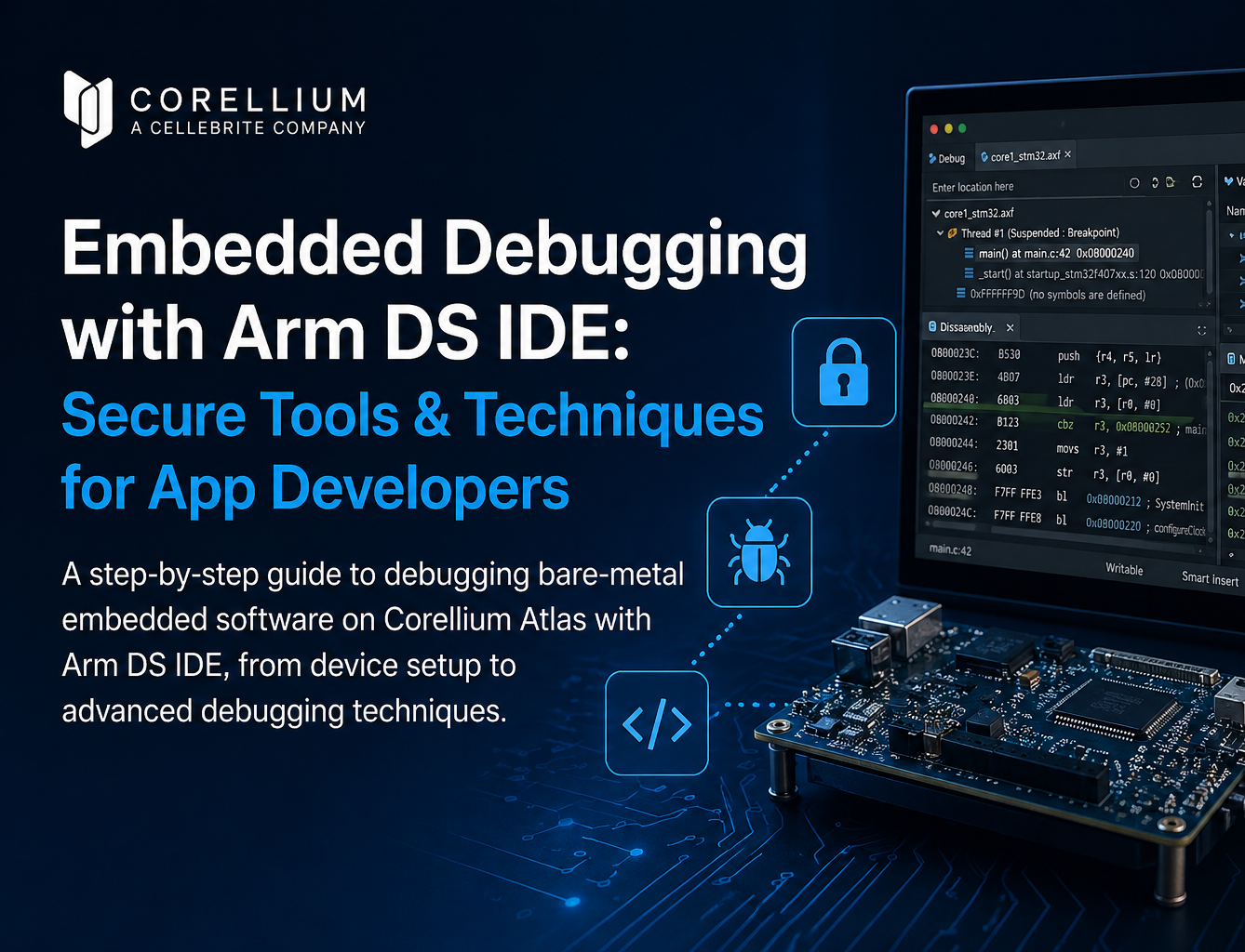 Embedded Debugging Tools: How Atlas Hardware Models with Arm DS IDE