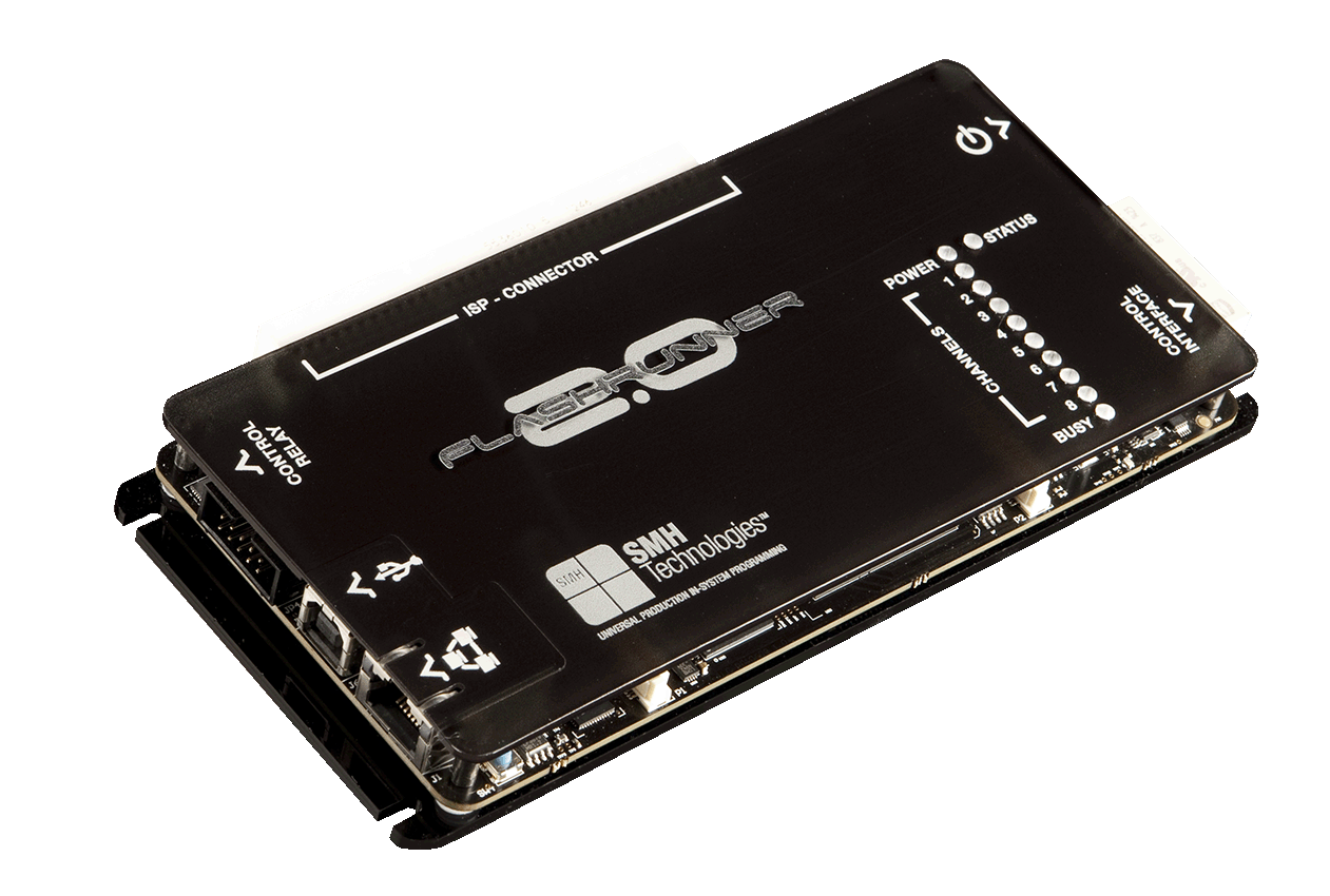 SMH FlashRunner 2.0 4 true parallel and independent channels.