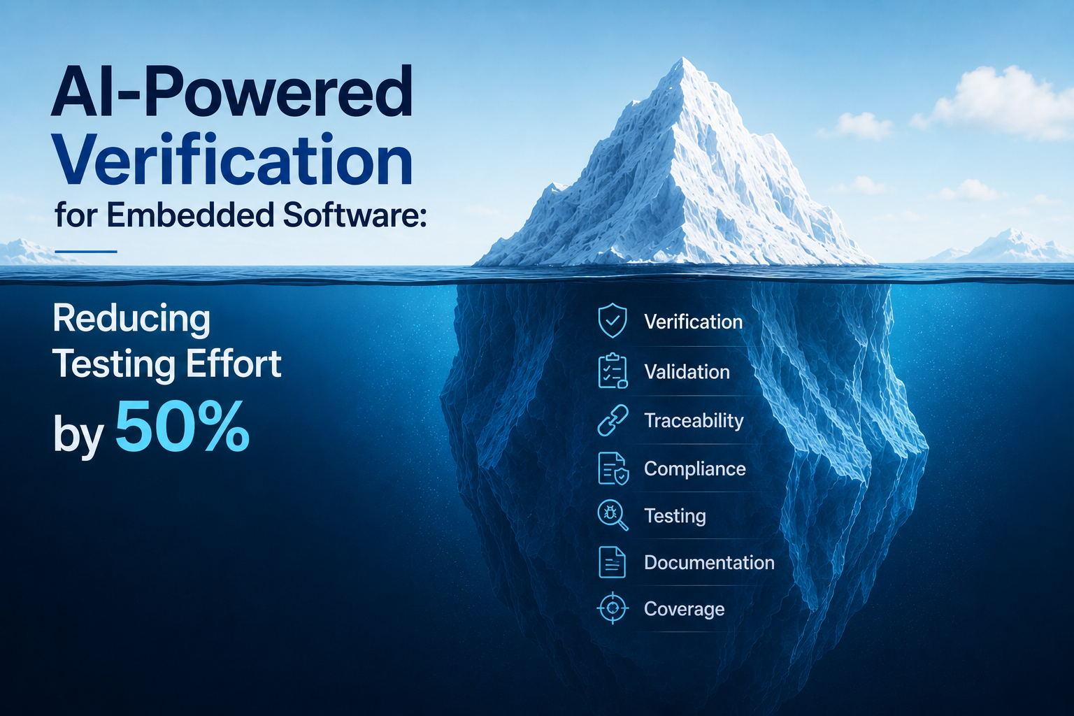 AI-Powered Verification for Embedded Software: Reducing Testing Effort by 50%