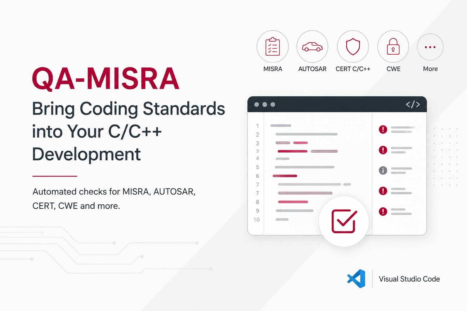 Using QA-MISRA to Bring Coding Standards into C/C++ Development